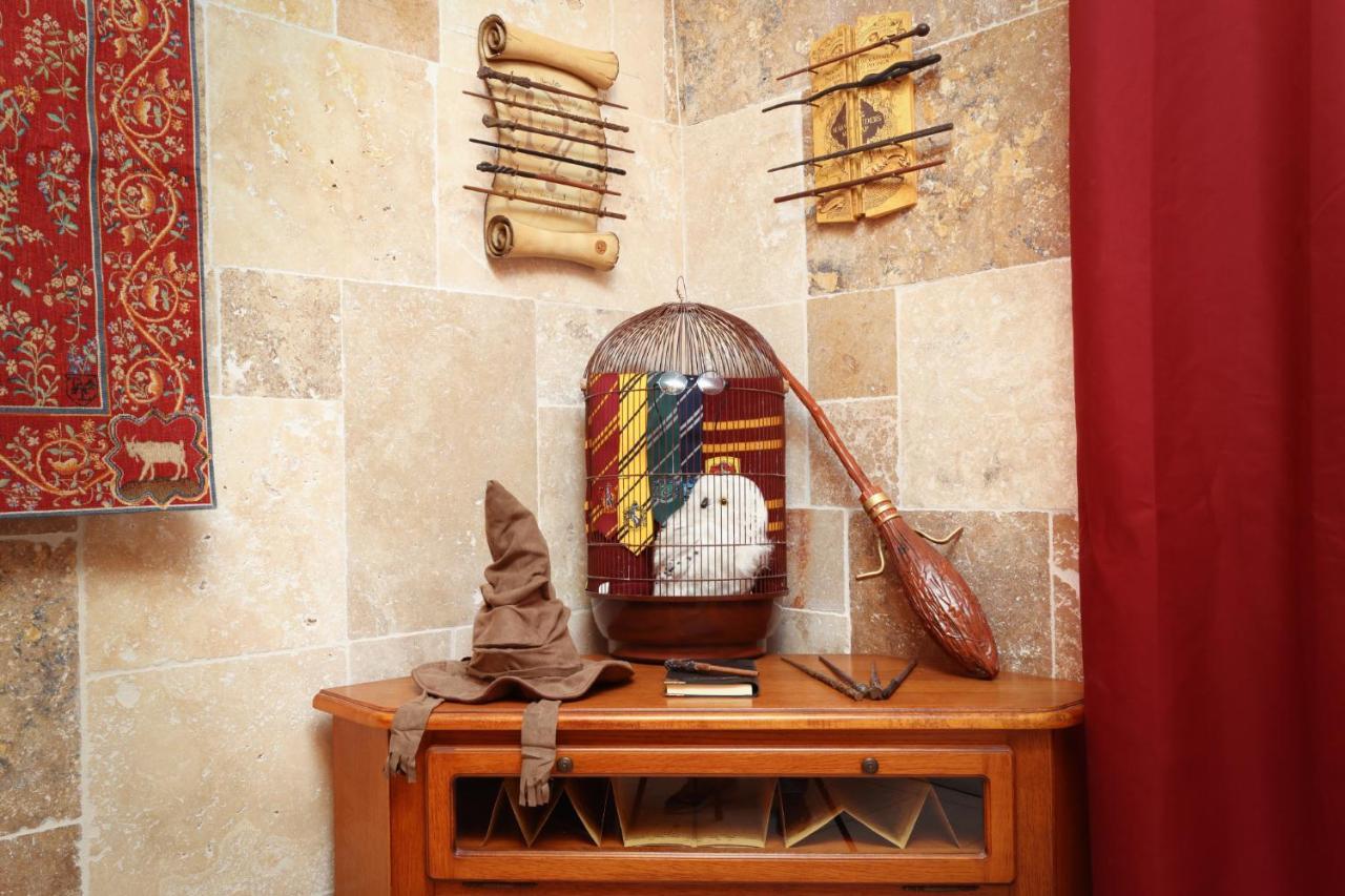 Harry Potter - Le Logis Du Petit Sorcier - Climatisation Apartment การ์กาซอน ภายนอก รูปภาพ
